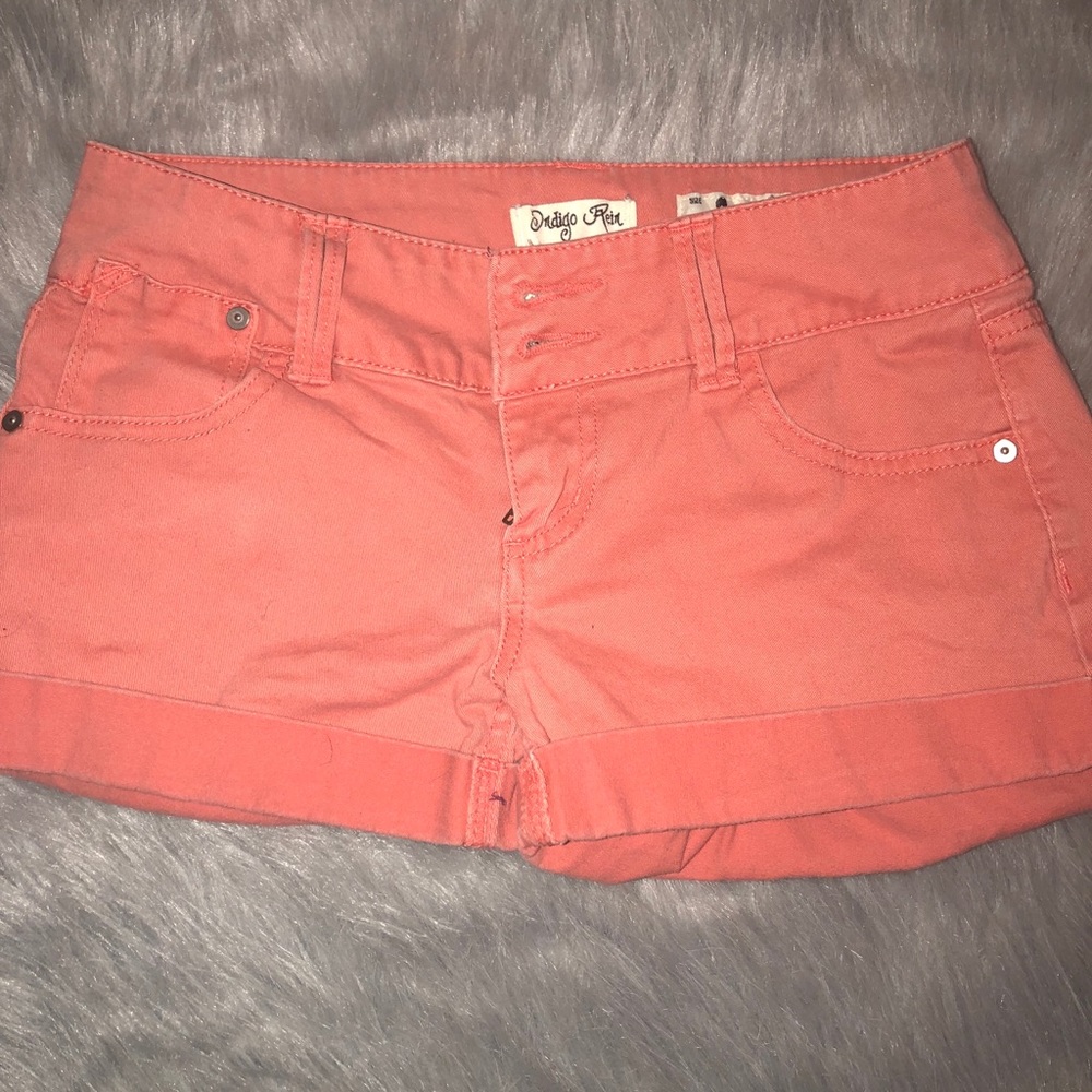 peach colored shorts